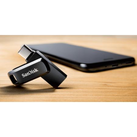 SanDisk Ultra Dual Drive Go unidad flash USB 32 GB USB Type-A / USB Type-C 3.2 Gen 1 (3.1 Gen 1) Negro