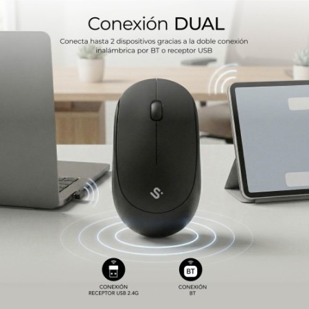 SUBBLIM Ratón Business Plus Silencioso inalámbrico 2.4G 1200 DPI