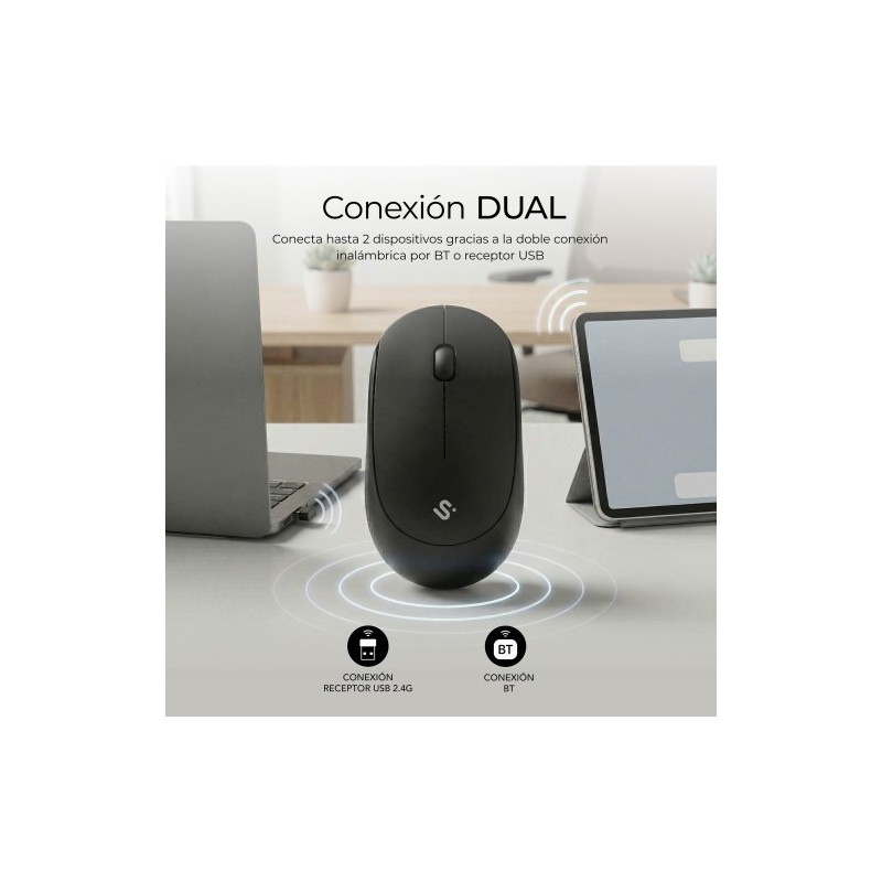 SUBBLIM Ratón Business Plus Silencioso inalámbrico 2.4G 1200 DPI