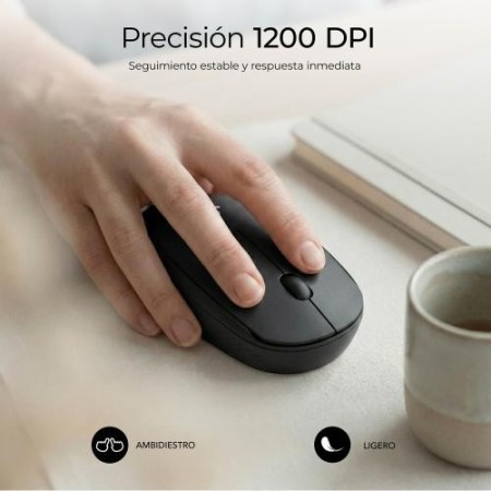 SUBBLIM Ratón Business Plus Silencioso inalámbrico 2.4G 1200 DPI