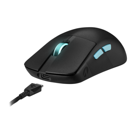ASUS ROG Harpe Ace Aim Lab Edition ratón Ambidextro RF Wireless + Bluetooth + USB Type-A Óptico 36000 DPI