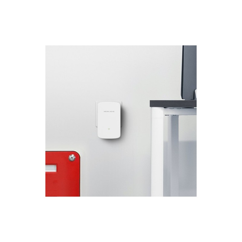 Mercusys ME10 ampliador de red Repetidor de red Blanco 10, 100 Mbit/s
