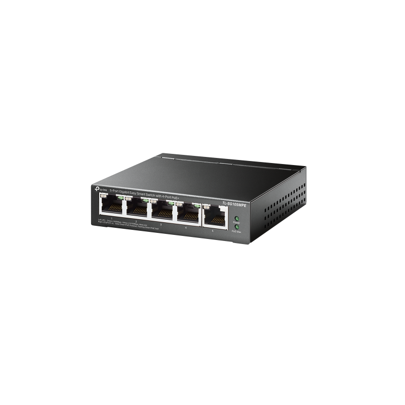 TP-Link TL-SG105MPE switch L2 Gigabit Ethernet (10/100/1000) Energía sobre Ethernet (PoE) Negro