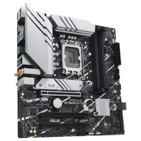 PLACA ASUS PRIME B760M-A WIFI,INTEL,1700,B760,4DDR5,128GB,2HDMI+DP,4SATA+2M.2,2USB 3.2+USB-C,2.5GB+WIFI6E+BT5.2,MATX