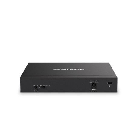 Mercusys MS108GP switch Gestionado Gigabit Ethernet (10/100/1000) Energía sobre Ethernet (PoE) Negro