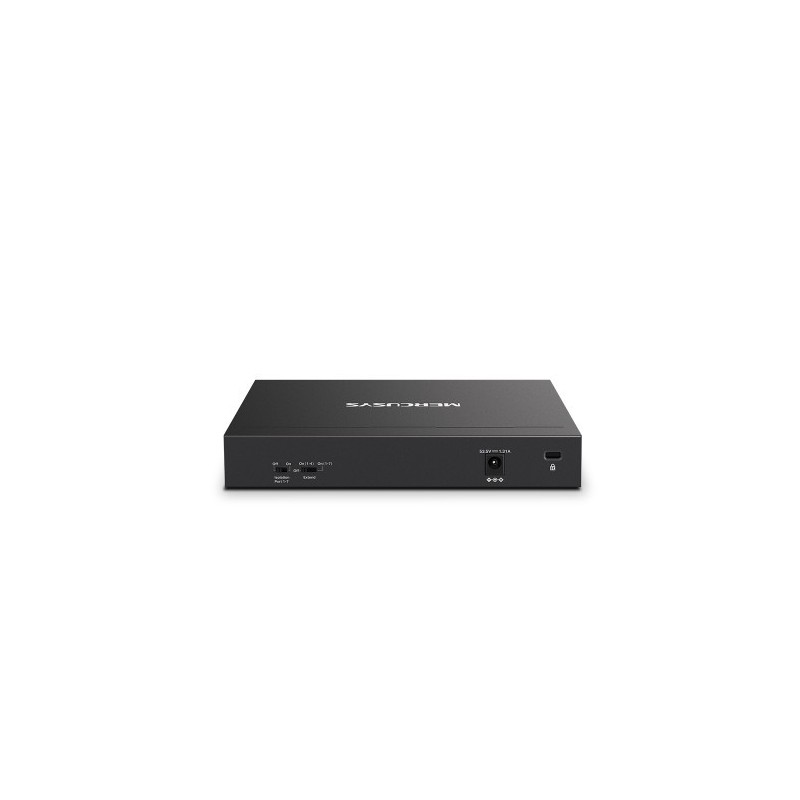 Mercusys MS108GP switch Gestionado Gigabit Ethernet (10/100/1000) Energía sobre Ethernet (PoE) Negro