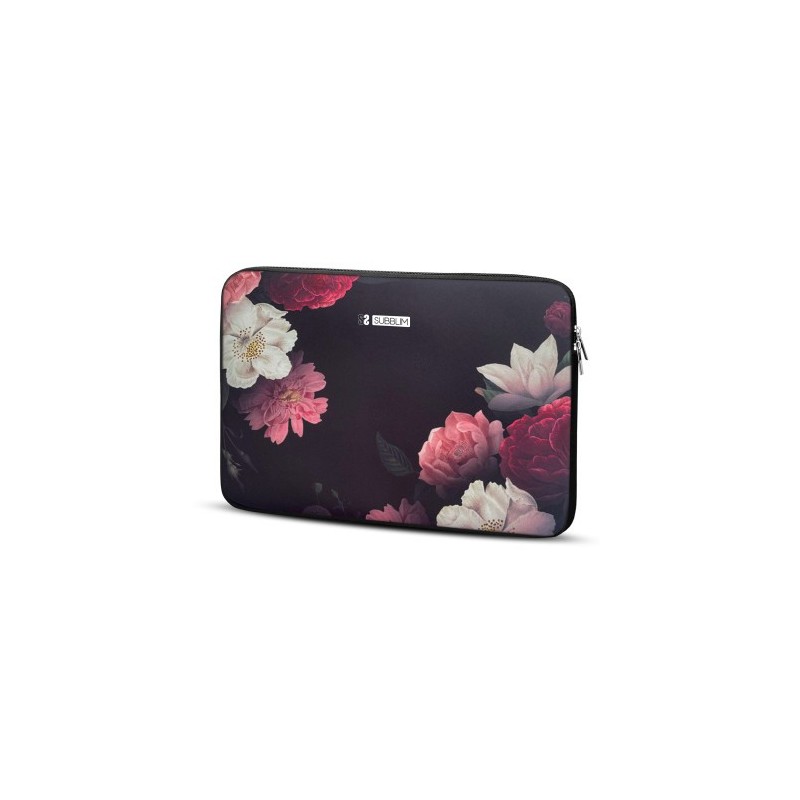 SUBBLIM Funda Ordenador Neopreno Trendy Sleeve Neo Flowers 13,3-14″