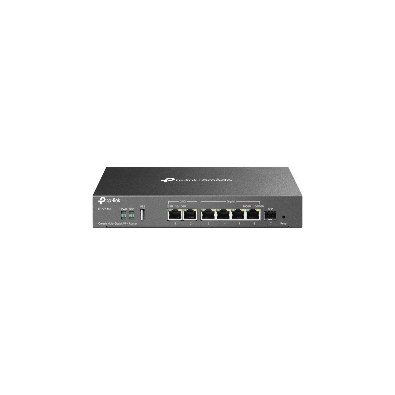 TP-Link ER707-M2 router 2.5 Gigabit Ethernet, Ethernet rápido, Gigabit Ethernet Negro
