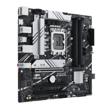 PLACA ASUS PRIME B760M-A-CSM,INTEL,1700,B760,4DDR5,128GB,2HDMI+DP,4SATA+2M.2,GB2.5,2USB 3.2+USB-C,2.5GB,MATX