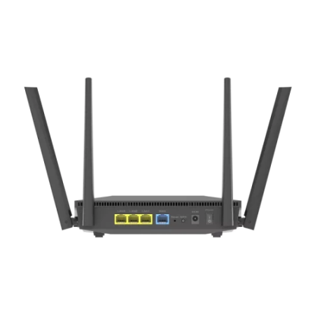 ASUS RT-AX52 AX1800 AiMesh router inalámbrico Gigabit Ethernet Doble banda (2,4 GHz / 5 GHz) Negro