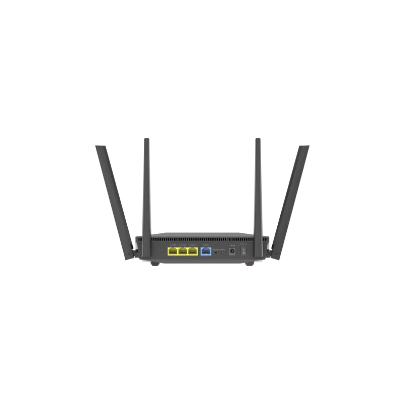 ASUS RT-AX52 AX1800 AiMesh router inalámbrico Gigabit Ethernet Doble banda (2,4 GHz / 5 GHz) Negro