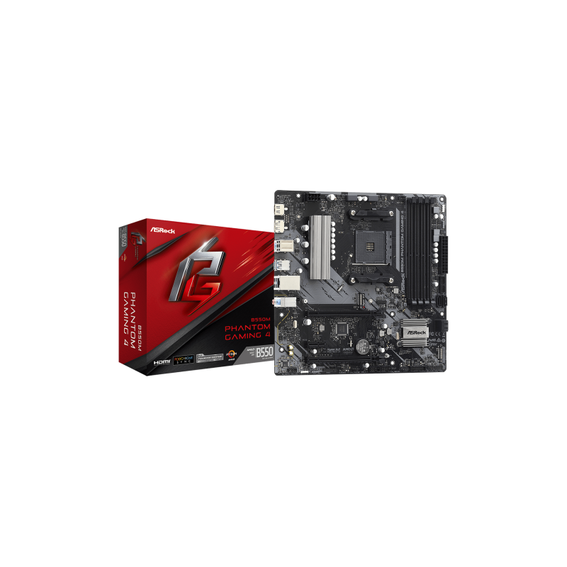 Asrock B550M Phantom Gaming 4 AMD B550 Zócalo AM4 micro ATX