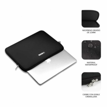 SUBBLIM BUSINESS LAPTOP SLEEVE NEOPRENE V2 11,6-12,5″BLACK