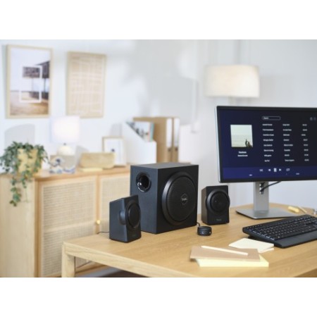 Trust Yuri conjunto de altavoces 60 W Universal Negro 2.1 canales De 1 vía 15 W