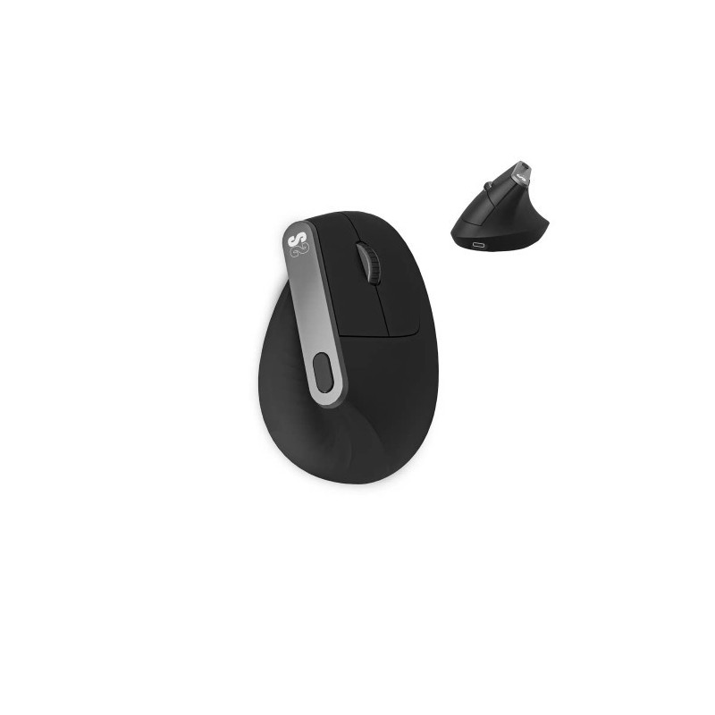 SUBBLIM SUBMO-EDNVW01 ratón Universal mano derecha Bluetooth + USB Type-C Óptico 4000 DPI
