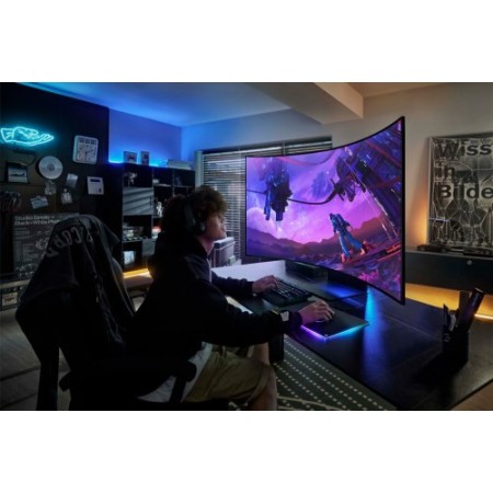 Samsung Odyssey S55CG970NU pantalla para PC 139,7 cm (55″) 3840 x 2160 Pixeles 4K Ultra HD LED Negro