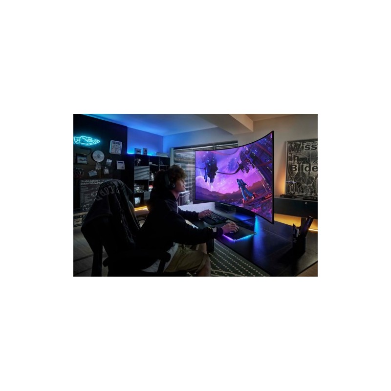 Samsung Odyssey S55CG970NU pantalla para PC 139,7 cm (55″) 3840 x 2160 Pixeles 4K Ultra HD LED Negro