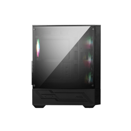 MSI MAG FORGE 112R carcasa de ordenador Midi Tower Negro, Transparente