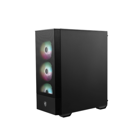 MSI MAG FORGE 112R carcasa de ordenador Midi Tower Negro, Transparente