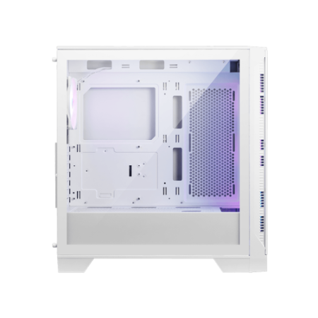 CAJA MSI MAG FORGE 320R AIRFLOW WHITE,1x2.5″+2x2.5”/3.5”,3x120MM+1x120MM (ARGB),2xUSB3.2,+AUDIO+MICRO,RGB,MID-TOWER(BLANCO)