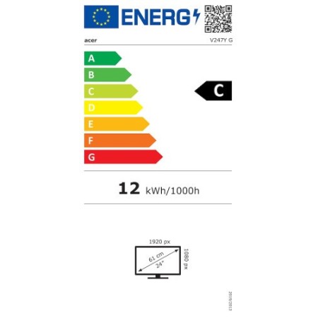 MONITOR ACER 27″ VERO V277Gbi (UM.HV7EE.G01) 69CM 1MS 100HZ 16:9 1MS 250 NITS HDMI