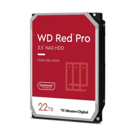 Western Digital Red Pro disco duro interno 22 TB 7200 RPM 512 MB 3.5″ Serial ATA III