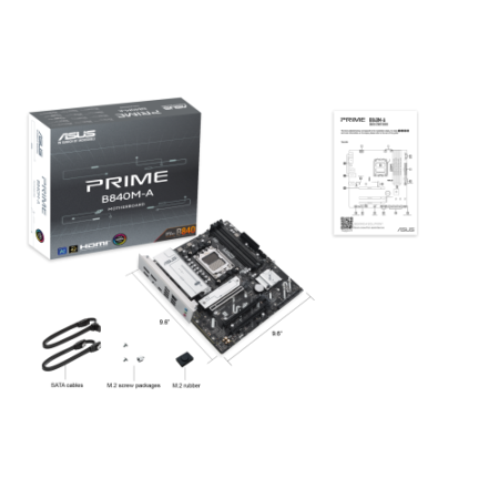 ASUS PRIME B840M-A-CSM Zócalo AM5 micro ATX