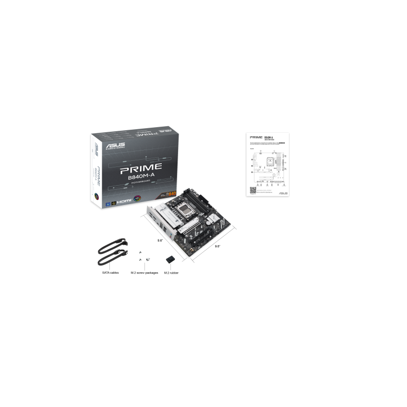 ASUS PRIME B840M-A-CSM Zócalo AM5 micro ATX