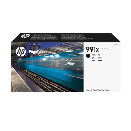 HP Cartucho Original PageWide 991X de alta capacidad negro