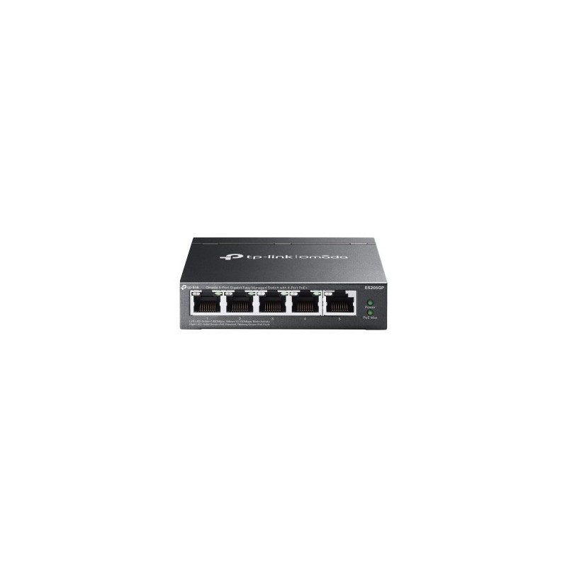 TP-LINK OMADA 5-PORT GIGABIT EASY MANAGED SWITCH WITH 4-PORT POE+PORT: 4× GIGABIT POE+ PORTS, 1× GIGABIT NON-POE PORTSSPEC: 802.