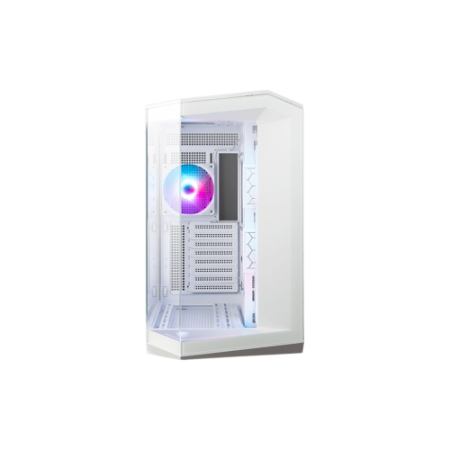 CAJA MSI MAG PANO 100R PZ WHITE,3x2.5″+2x2.5″/3.5”,3x120+1x120MM (ARGB),2xUSB3.2+1USB3.2 TYPE C+AUDIO+MICRO,MID TOWER,BLANCA