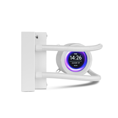 NOX X-240 LCD Procesador Refrigerador de aire 12 cm Blanco 1 pieza(s)