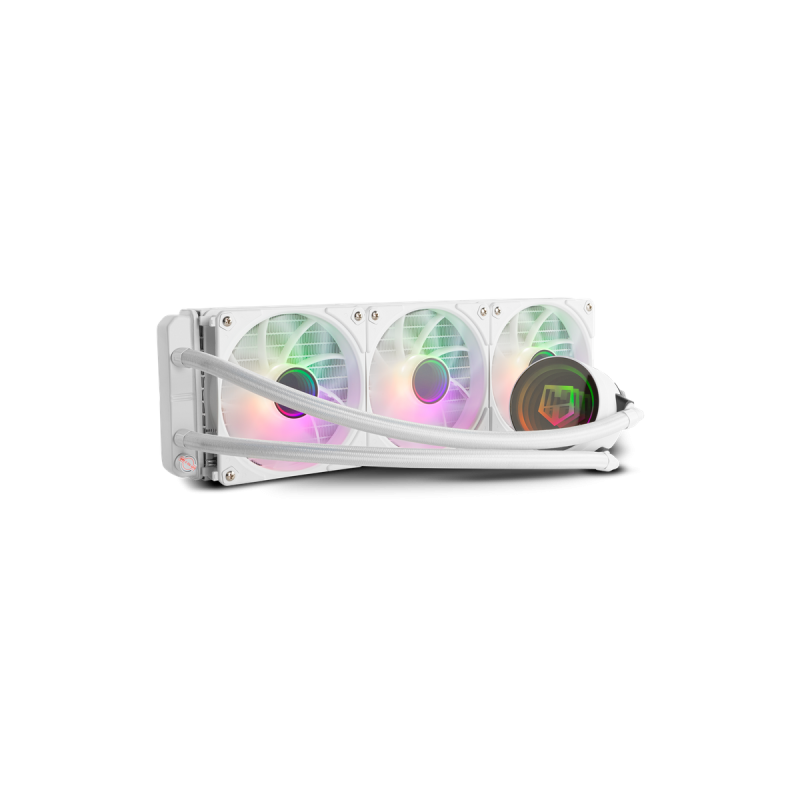 NOX NXHUMMERM360ARGBW sistema de refrigeración para ordenador Procesador Sistema de refrigeración líquida todo en uno 12 cm Blan