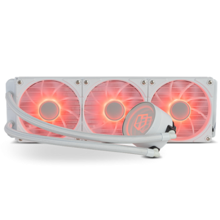 NOX NXHUMMERM360ARGBW sistema de refrigeración para ordenador Procesador Sistema de refrigeración líquida todo en uno 12 cm Blan