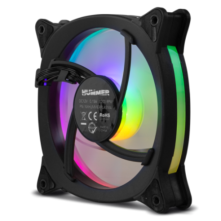 NOX NXHUMMERVFAN sistema de refrigeración para ordenador Carcasa del ordenador Ventilador
