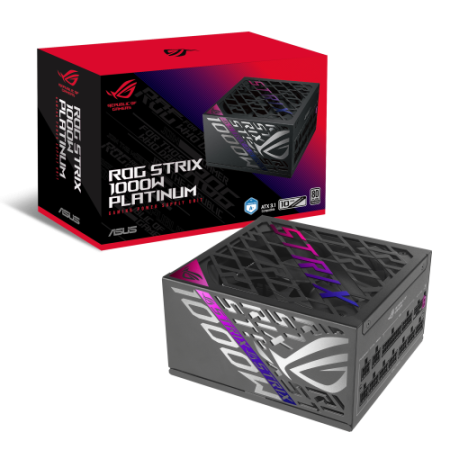 ASUS ROG STRIX-1000P-GAMING unidad de fuente de alimentación 1000 W 20+4 pin ATX ATX Negro, Plata