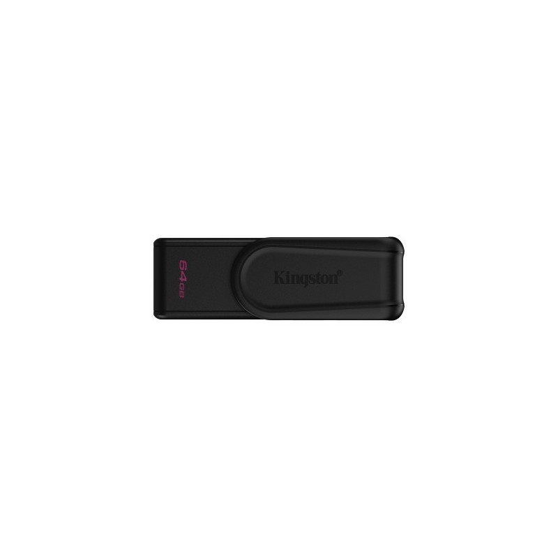 Kingston Technology DataTraveler 64GB Portable USB 3.2 Gen 1 Exodia S (Black/Black)