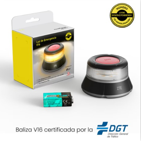 BALIZA V16 HOMOLOGADA PARA VEHÍCULOS CON GEOLOCALIZACIÓN