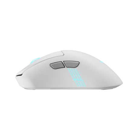 ASUS ROG Keris II Origin WHT ratón Juego mano derecha RF Wireless + Bluetooth + USB Type-A Óptico 42000 DPI