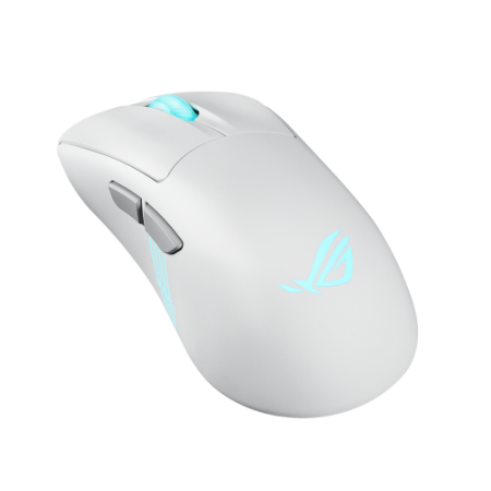 ASUS ROG Keris II Origin WHT ratón Juego mano derecha RF Wireless + Bluetooth + USB Type-A Óptico 42000 DPI