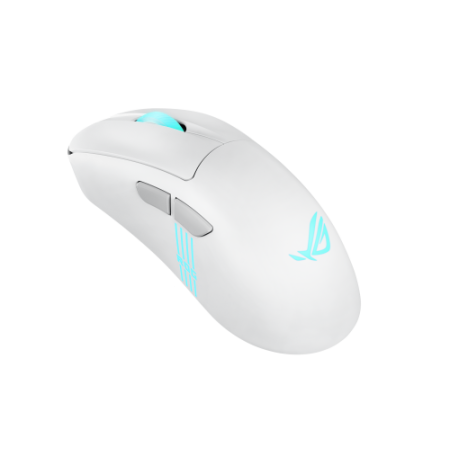 ASUS ROG Keris II Origin WHT ratón Juego mano derecha RF Wireless + Bluetooth + USB Type-A Óptico 42000 DPI