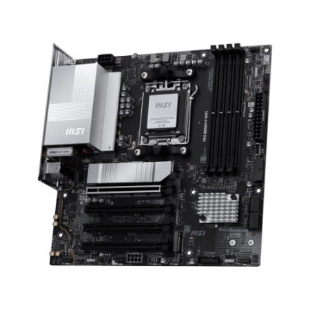 PLACA MSI PRO B850M-P WIFI,AMD,AM5,B850,4DDR5,256GB,1HDMI+1DP,4SATA3+3M.2,5GBLAN+WIFI7+BT5.4,7USB3.2,MATX