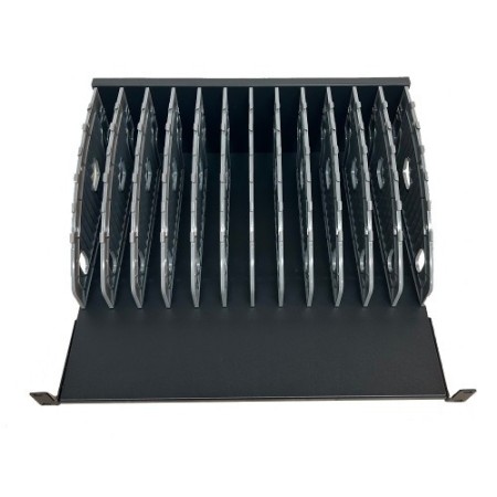 Ewent EW1721 organizador para estación de carga Acrilonitrilo butadieno estireno (ABS), Metal, Plástico Negro