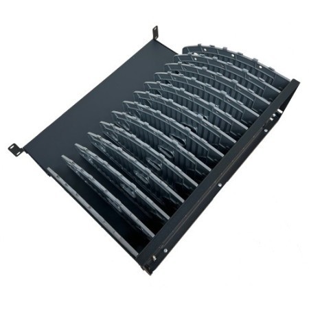 Ewent EW1721 organizador para estación de carga Acrilonitrilo butadieno estireno (ABS), Metal, Plástico Negro