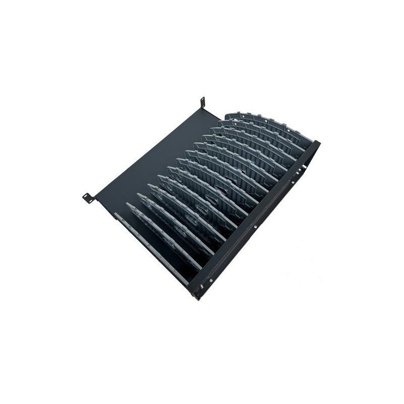 Ewent EW1721 organizador para estación de carga Acrilonitrilo butadieno estireno (ABS), Metal, Plástico Negro