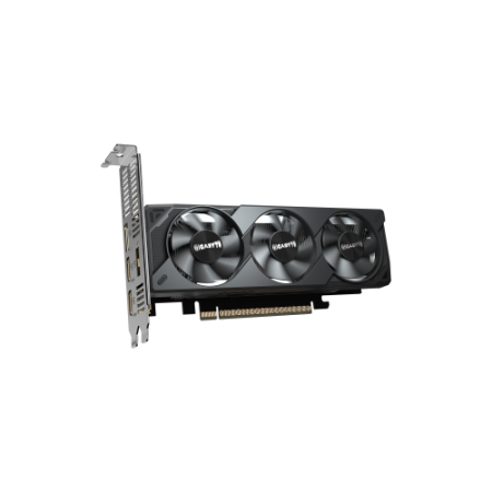 GIGABYTE GeForce RTX 5050 OC Low Profile 8G Tarjeta Gráfica - 8GB GDDR6, 128bit, PCI-E 5.0, 2587MHz Frecuencia del núcleo, 2 x D