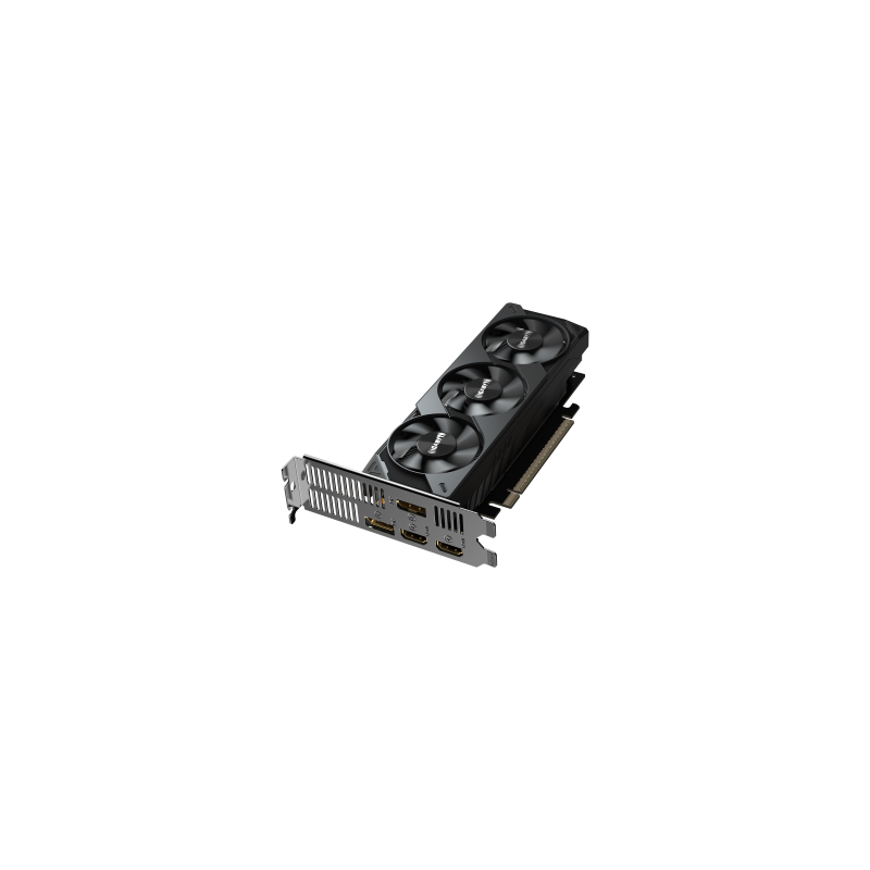 GIGABYTE GeForce RTX 5050 OC Low Profile 8G Tarjeta Gráfica - 8GB GDDR6, 128bit, PCI-E 5.0, 2587MHz Frecuencia del núcleo, 2 x D