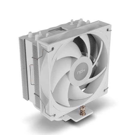 NOX Hummer NXHUMMERR400WH sistema de refrigeración para ordenador Procesador Ventilador 12 cm Blanco