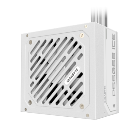 GIGABYTE P550SS ICE Fuente de Alimentación - PCIe 5.0, 80 PLUS Silver, Ventilador de 120 mm, Compatible con ATX 3.0, Enchufe EU