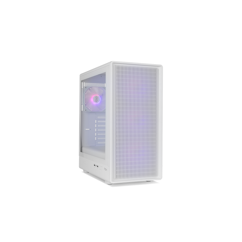 NOX Infinity IOTA Midi Tower Blanco